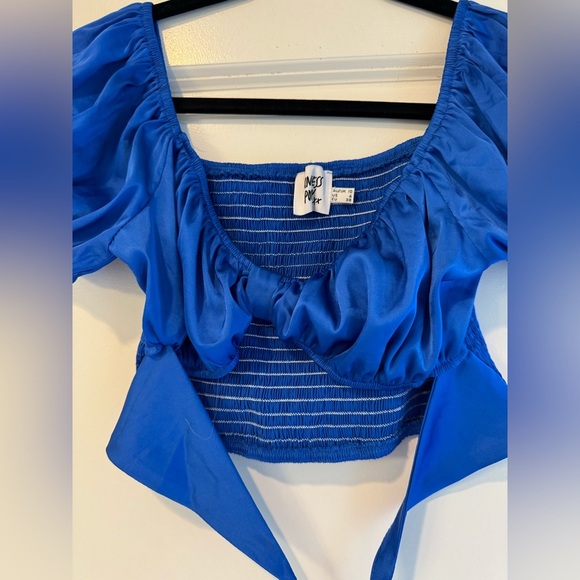 Princess Polly Satin Crop Top US 6 - Picture 2 of 6